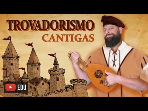 Thumbnail da aula: Trovadorismo - Cantigas [Prof. Noslen]