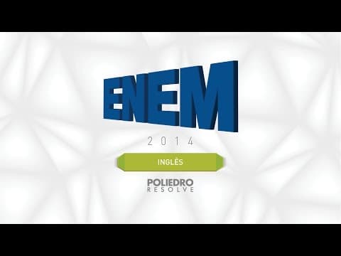 Thumbnail da aula: ENEM 2014 - Inglês