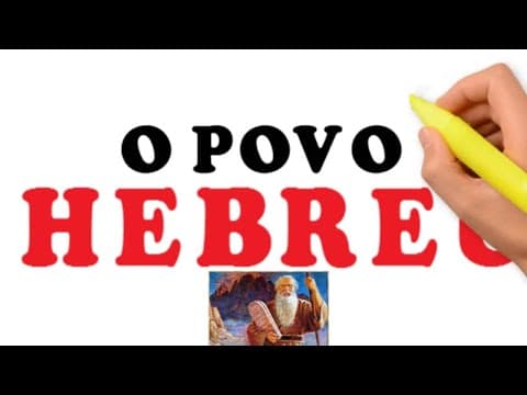 Thumbnail da aula: O POVO HEBREU   SUA HISTÓRIA - DIÁSPORA- FORMAÇÃO DO ESTADO DE ISRAEL
