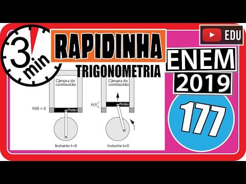 Thumbnail da aula: 🏃 [ENEM 2019] 177 📘 TRIGONOMETRIA Um grupo de engenheiros está projetando um motor cujo esquema de