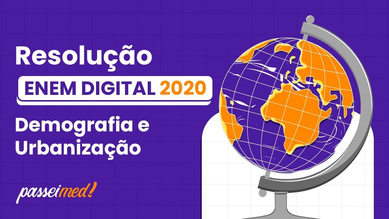 Thumbnail: ENEM DIGITAL 2020 - DEMOGRAFIA E URBANIZAÇÃO | A redução do valor da aposentadoria se deve...