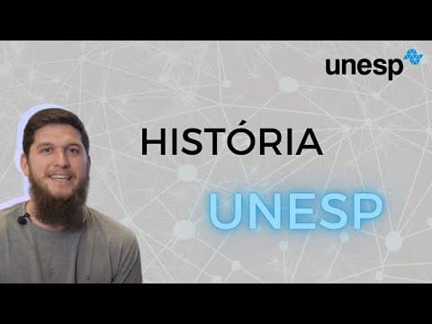 Thumbnail da aula: O QUE CAI DE HISTÓRIA NA UNESP?