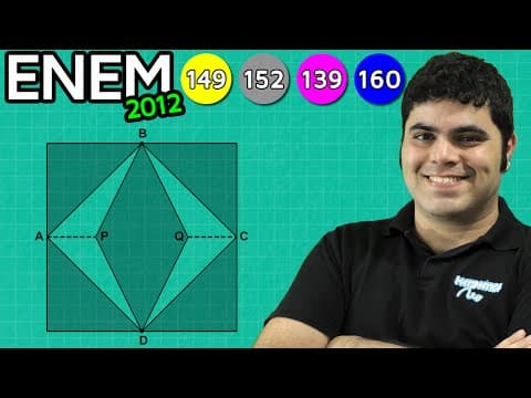 Thumbnail da aula: ENEM 2012 Mathematics #25 - Area of ​​a Triangle