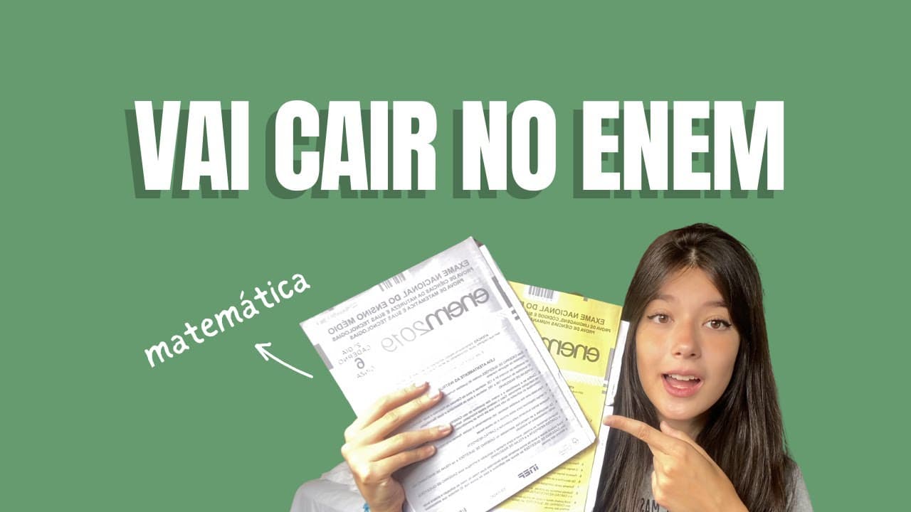 Thumbnail: Exercícios de MATEMÁTICA que SEMPRE CAEM NO ENEM