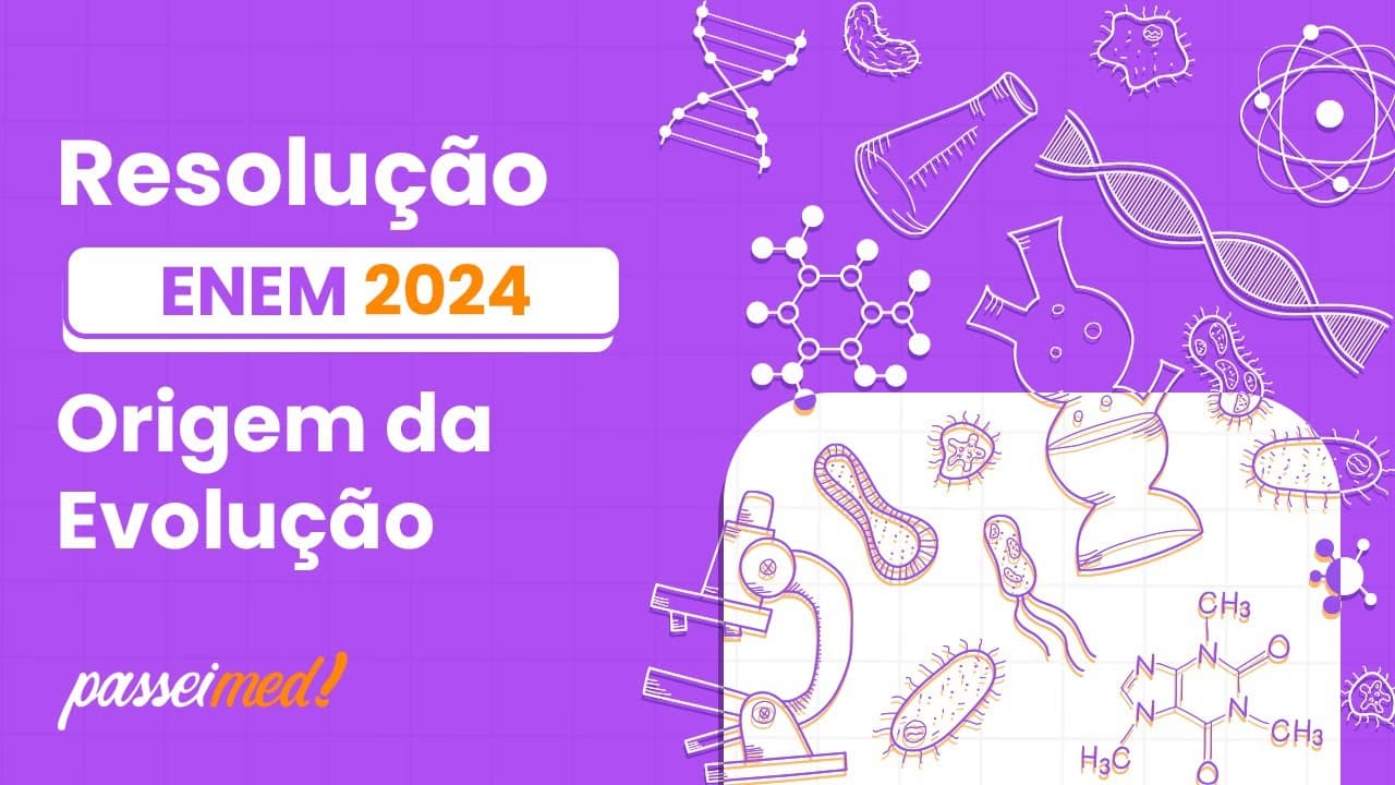 Thumbnail: ENEM 2024 - ORIGEM DA EVOLUÇÃO | O Cerrado e a Amazônia abrigam grande número de serpentes...