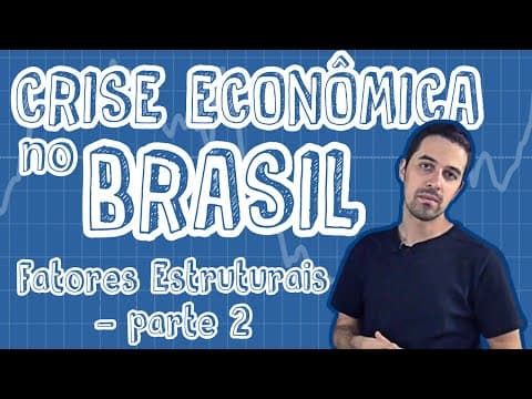 Thumbnail da aula: Atualidades - Crise Econômica no Brasil - Fatores Estruturais (Parte 2)