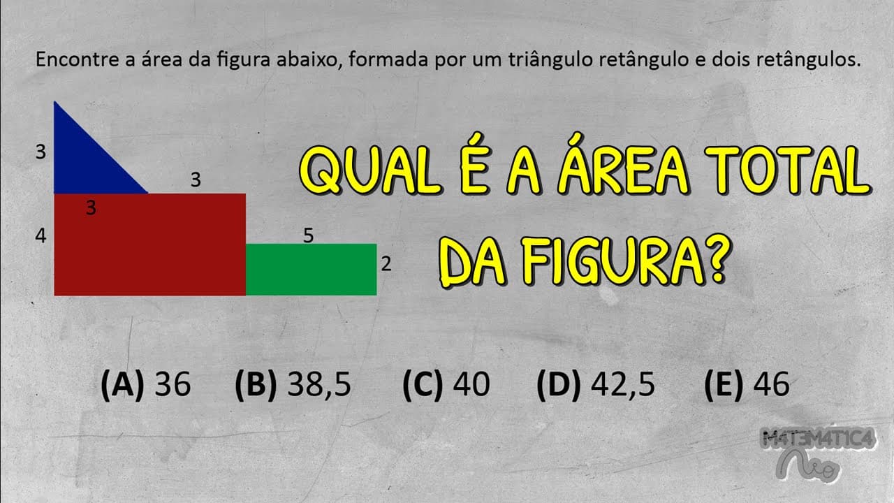 Thumbnail: DESAFIO: Área Total de uma Figura Composta por Vários Polígonos
