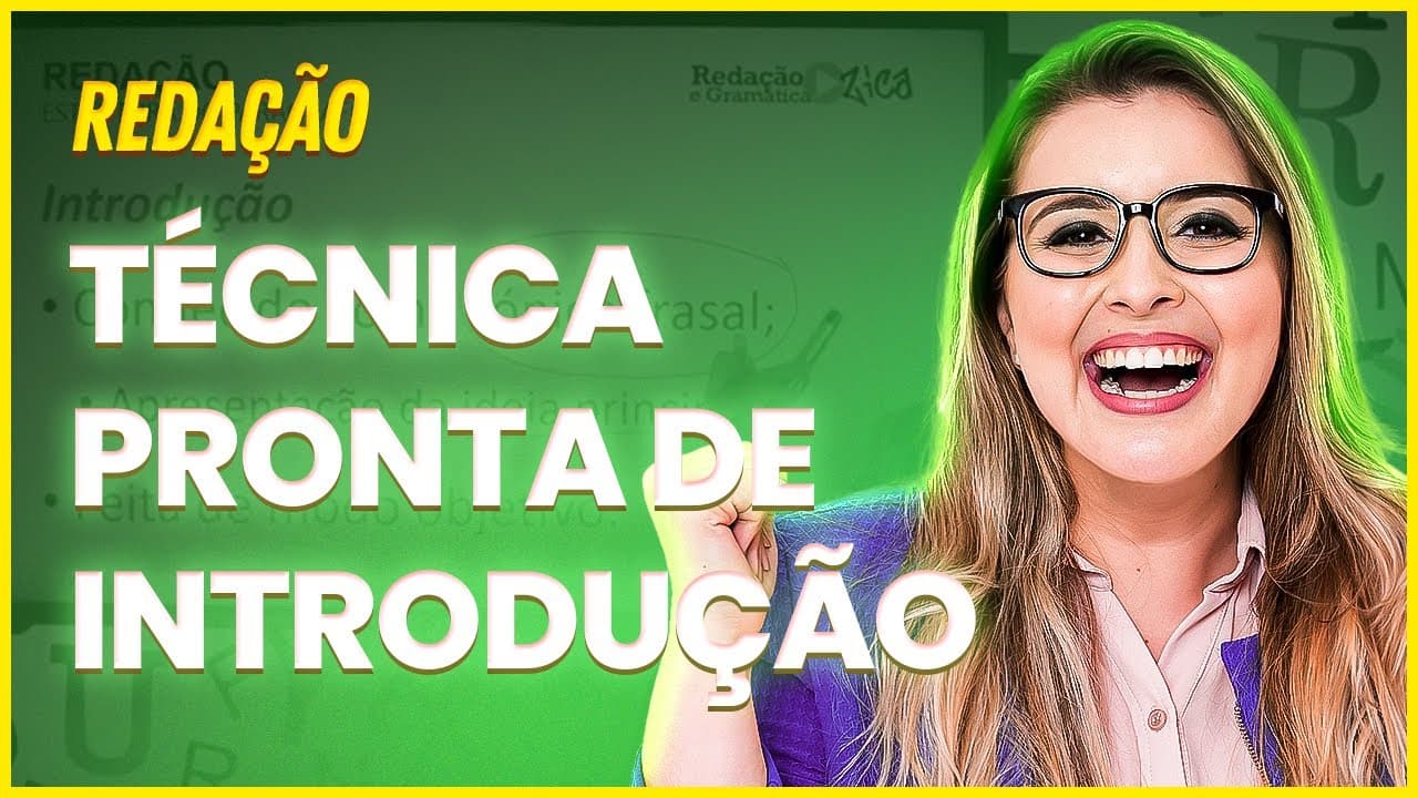 Thumbnail: INTRODUÇÃO DE REDAÇÃO: ENUMERANDO ARGUMENTOS (PARA CONCURSO PÚBLICO/ENEM/VESTIBULAR) - Profa. Pamba