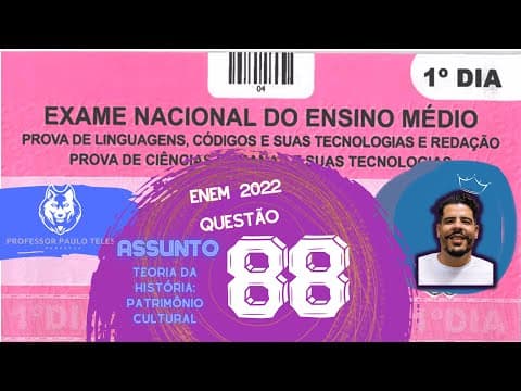 Thumbnail da aula: Resolução Enem 2022 - Humanas Questão 88