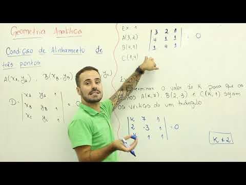 Thumbnail da aula: Matemática - Geometria analítica -  Condição de Alinhamento de três pontos