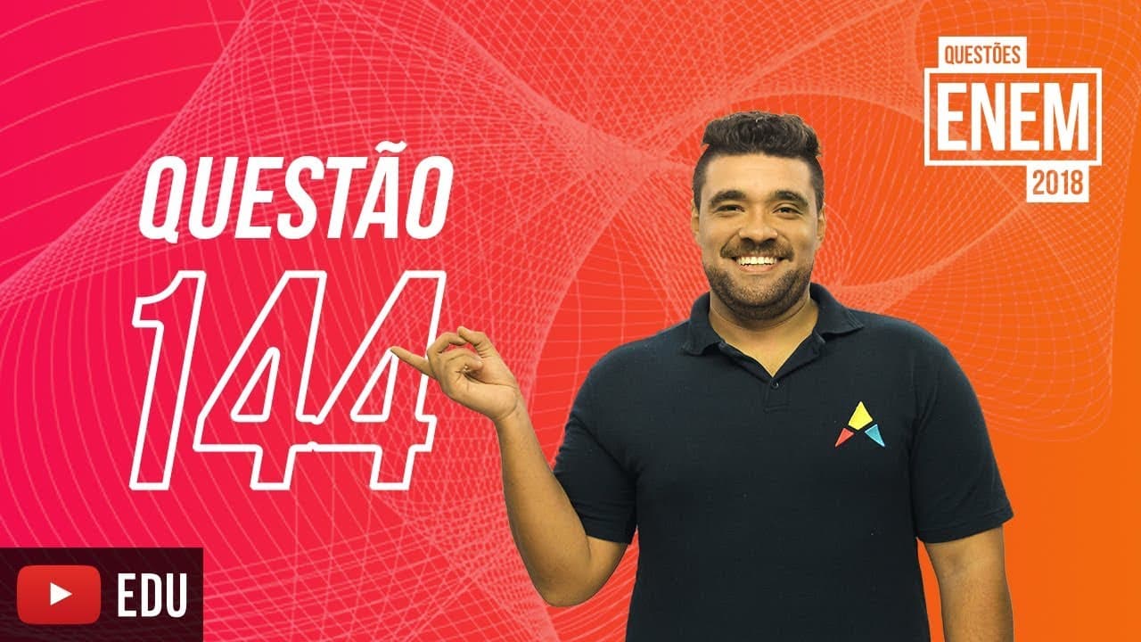 Thumbnail: ENEM 2018| Escala | Questão 144 (caderno amarelo)