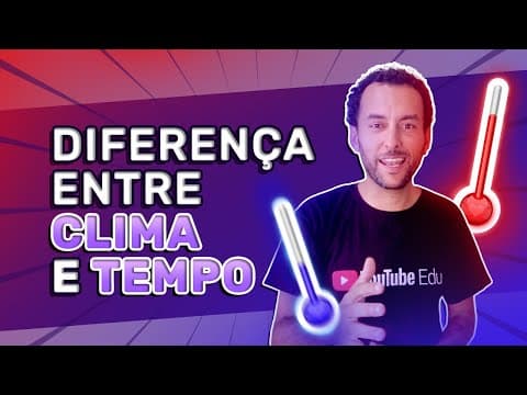 Thumbnail da aula: Geografia explica: Tempo e Clima | Elementos climáticos| JeanGrafia