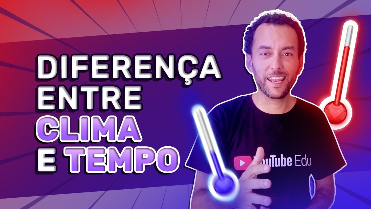 Thumbnail: Geografia explica: Tempo e Clima | Elementos climáticos| JeanGrafia