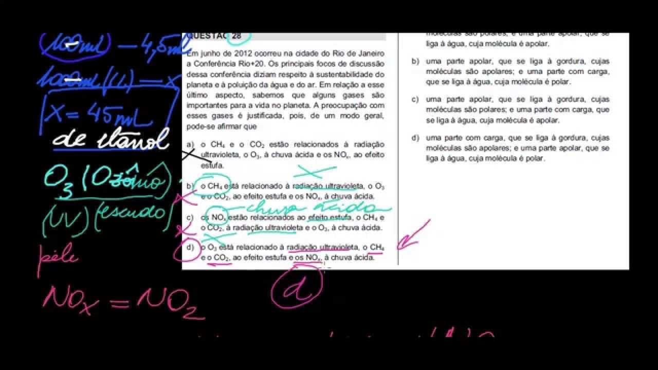 Thumbnail: unicamp 2013 q20-27 química