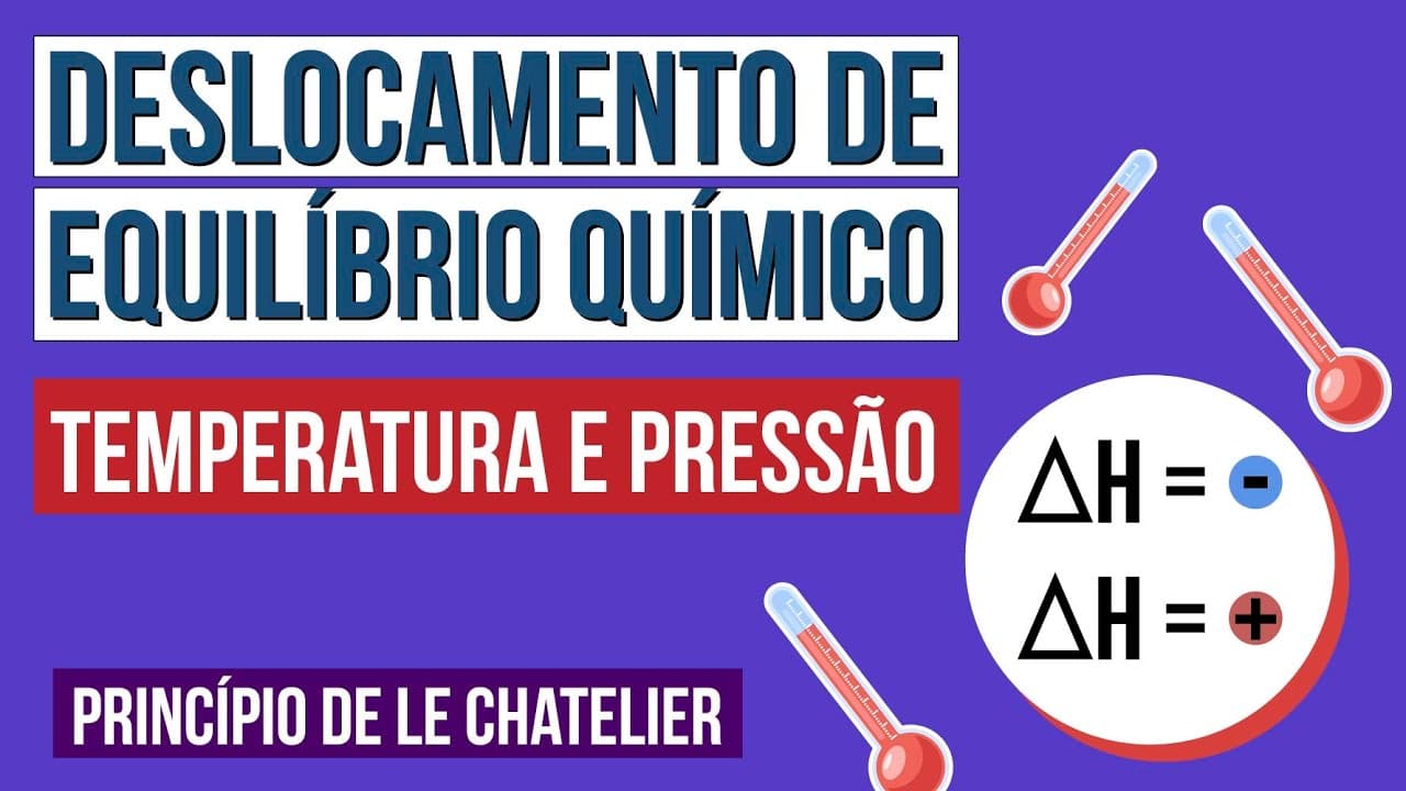 Thumbnail: DESLOCAMENTO DE EQUILÍBRIO QUÍMICO: temperatura e pressão | Química para o Enem | Felipe Sobis