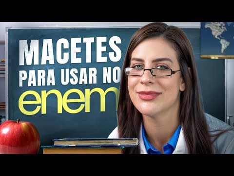 Thumbnail da aula: 4 MACETES PARA TIRAR 1000 NA REDAÇÃO DO ENEM 2025