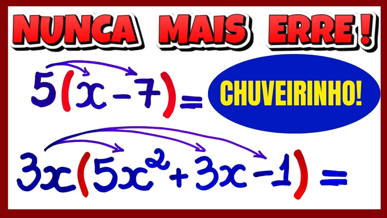 Thumbnail: PROPRIEDADE DISTRIBUTIVA DA MULTIPLICAÇÃO!! APRENDA AGORA!!