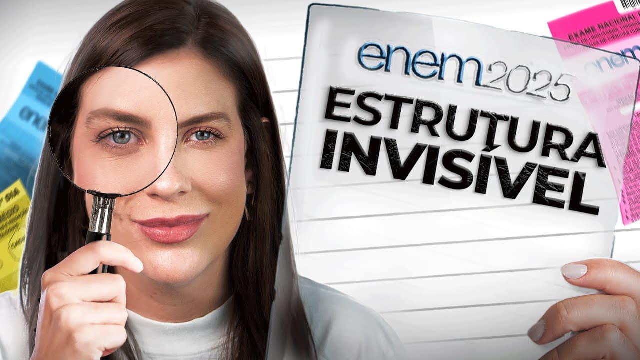 Thumbnail: NOVA ESTRUTURA NOTA 1000 PARA REDAÇÃO ENEM 2025