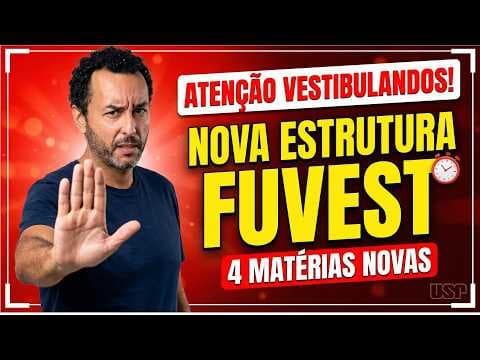 Thumbnail da aula: A FUVEST 2027 NÃO É MAIS A MESMA: O Que Ninguém Te Contou sobre a Prova!