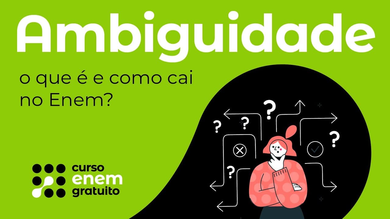 Thumbnail: AMBIGUIDADE: o que é e como cai no Enem? | Português para o Enem | Mercedes Prado Bonorino