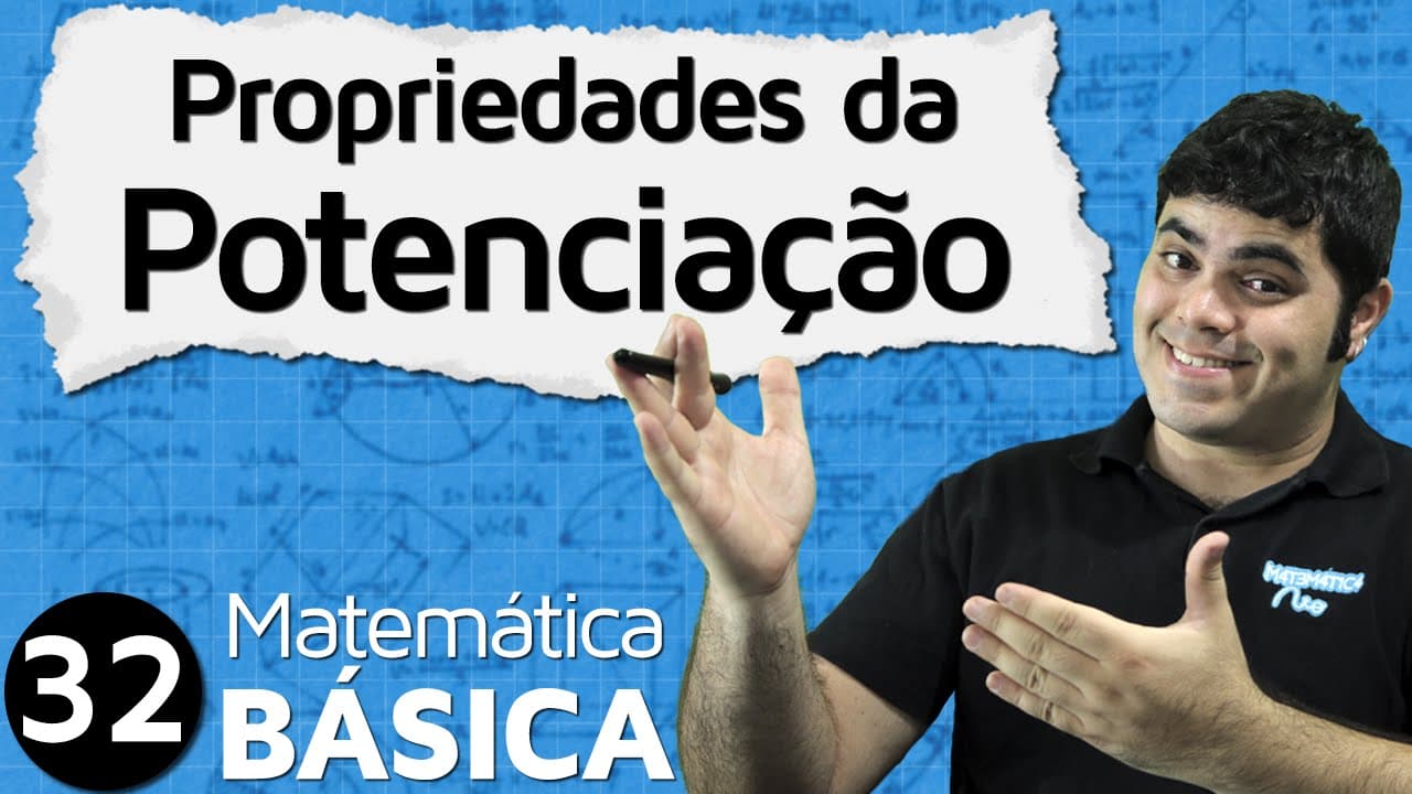 Thumbnail: Propriedades da Potenciação (inclui expoente negativo) | MAB #32