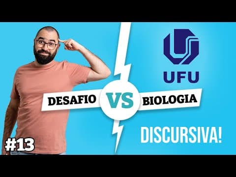 Thumbnail da aula: Discordei do gabarito oficial da UFU? - Desafio Biologia | Prof. Guilherme