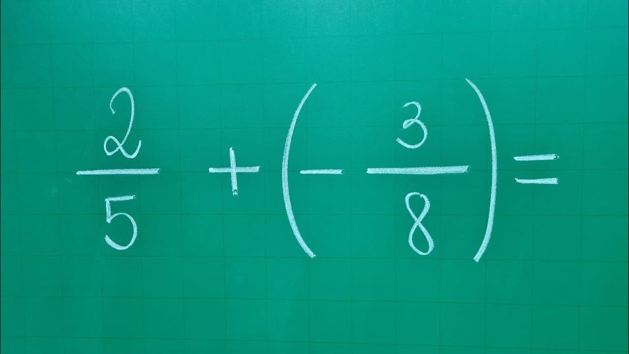 Thumbnail: ADIÇÃO DE NÚMEROS RACIONAIS - Professora Angela Matemática