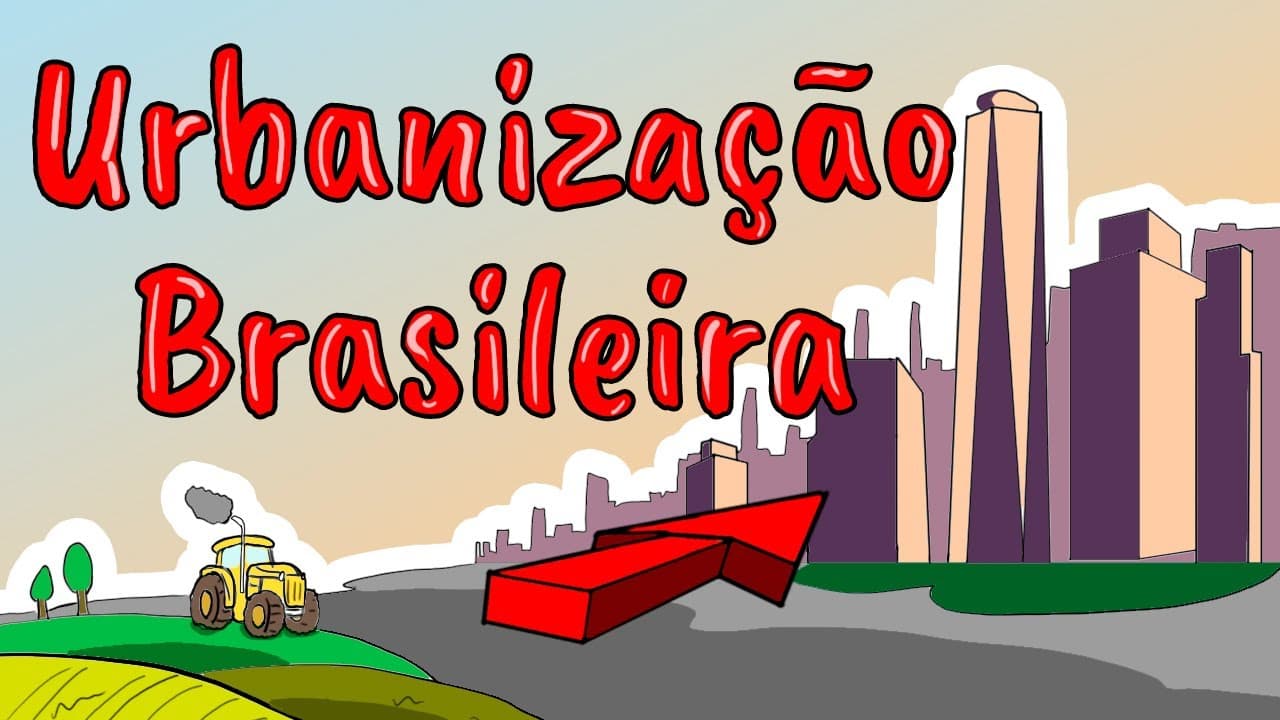 Thumbnail: Urbanização do Brasil - Resumo Ilustrado (Geografia)