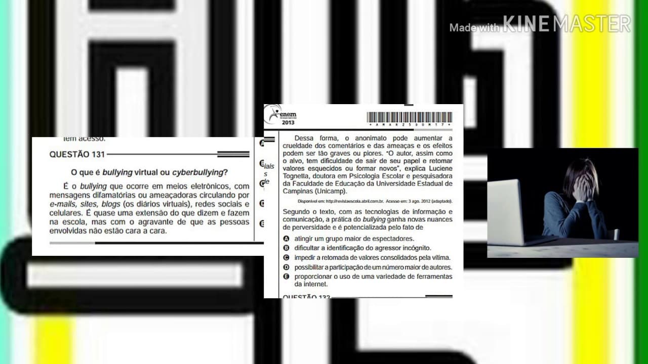 Thumbnail: Enem 2013 linguagens caderno amarelo questão 131