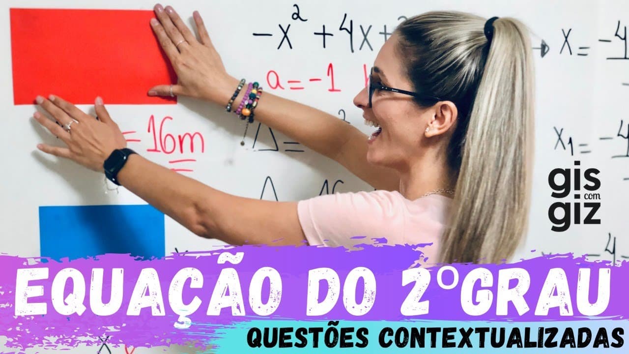 Thumbnail: EQUAÇÃO do 2º GRAU EXERCÍCIOS  | Questões. \Prof. Gis/