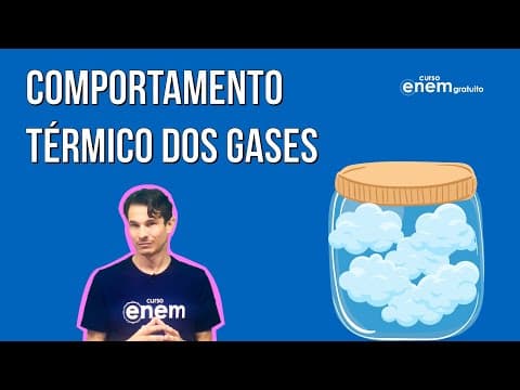 Thumbnail da aula: COMPORTAMENTO TÉRMICO DOS GASES | Resumo de Física para o Enem