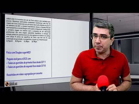 Thumbnail da aula: UECE Primeira fase 2022 - A aventura de sair da Terra