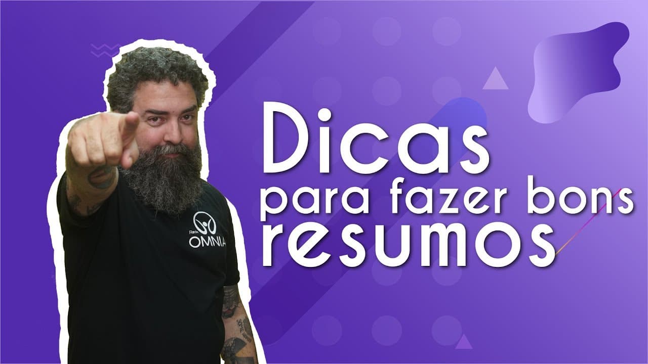 Thumbnail: Dicas para fazer bons resumos - Brasil Escola