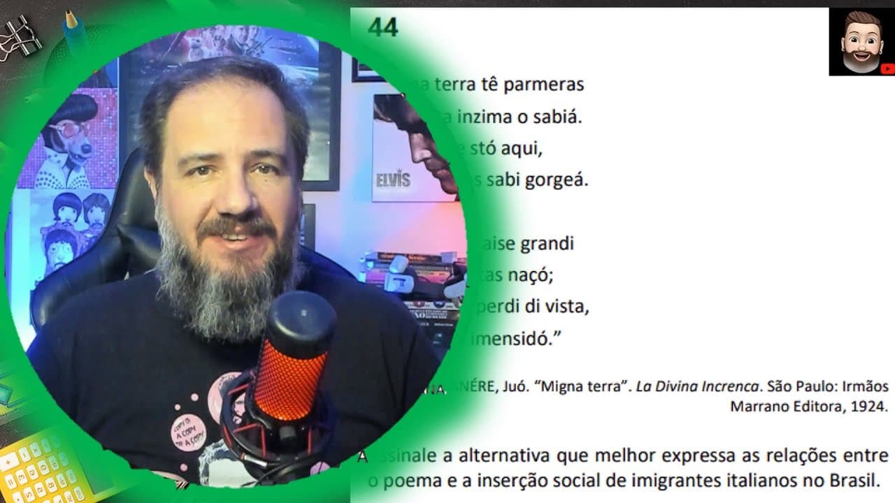 Thumbnail: FUVEST - Imigrantes italianos e sua cultura
