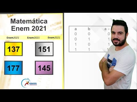 Thumbnail da aula: ENEM 2021 | Questão 137 (prova amarela) | Uma das bases mais utilizadas para representar um [...]