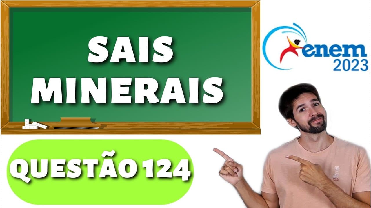 Thumbnail: QUESTÃO ENEM 2023: Os mais antigos cozinhavam feijão na panela de ferro a fim de acabar com a