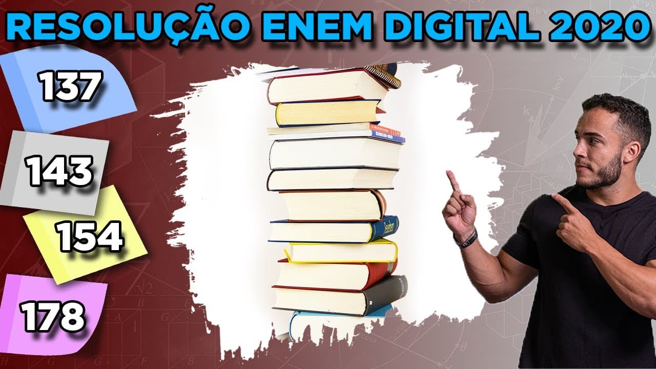 Thumbnail: 🟢 Questão 137 - Caderno Azul | Porcentagem | MATEMÁTICA ENEM DIGITAL 2020