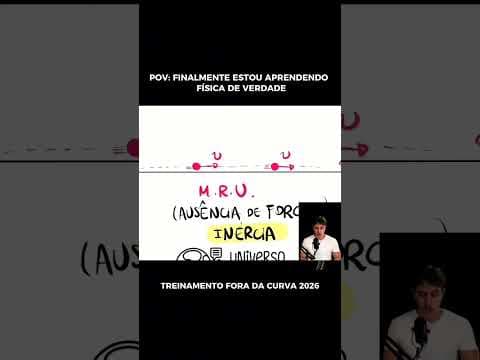 Thumbnail da aula: Aprendendo física de verdade no Fora da Curva