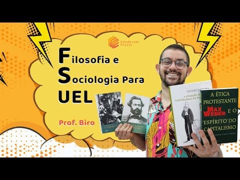 Thumbnail da aula: Sociologia, Filosofia e Atualidades para a UEL - 1ª aula
