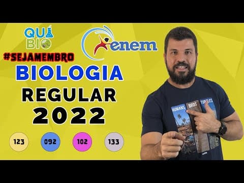 Thumbnail da aula: ENEM 2022 - Questão 123 - De acordo com a Organização Mundial da Saúde a filariose e a leishmaniose