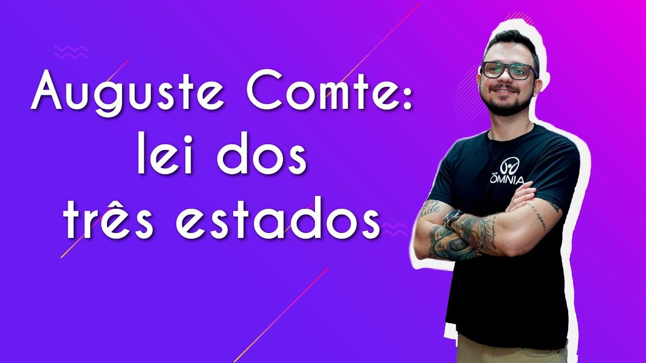Thumbnail: Auguste Comte: lei dos três estados - Brasil Escola