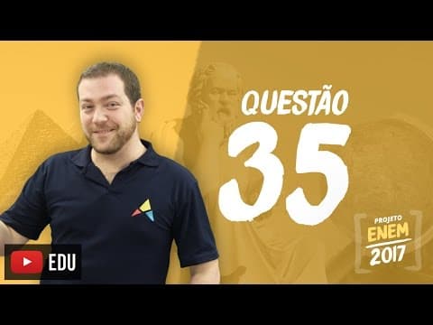 Thumbnail da aula: Enem 2016 - Ciências Humanas | Questão 35 (Caderno Branco)