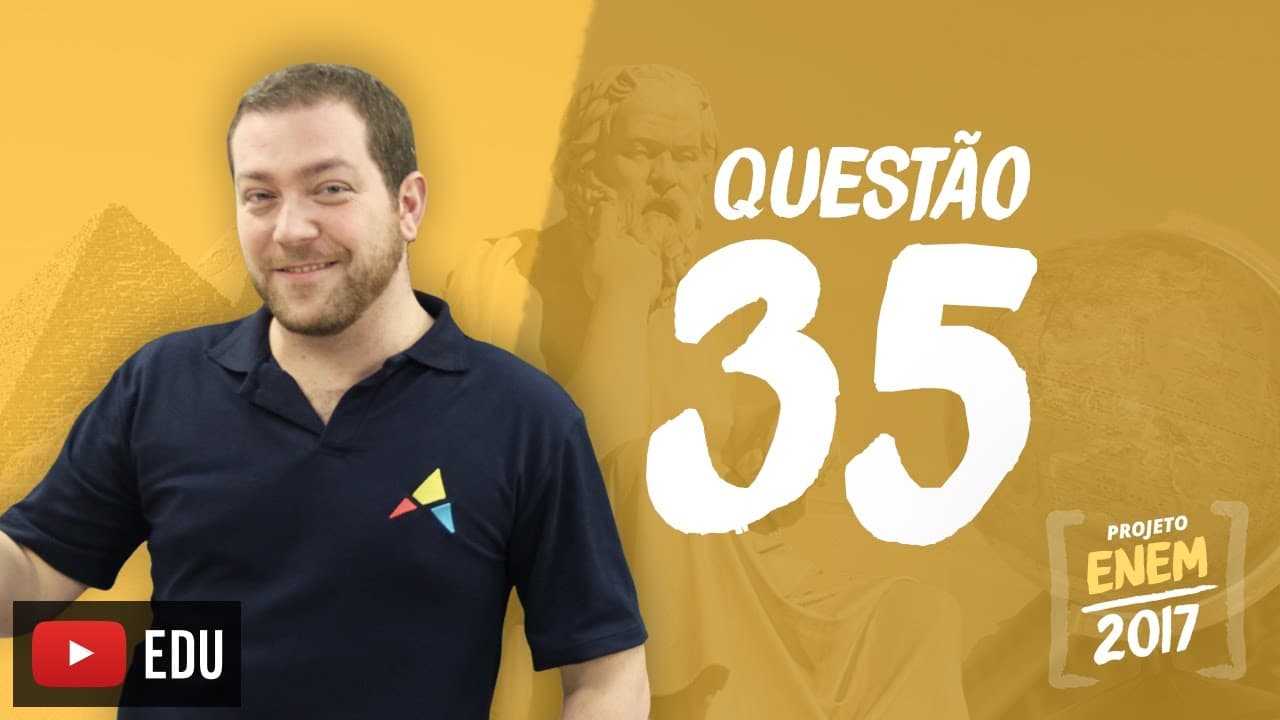 Thumbnail: Enem 2016 - Ciências Humanas | Questão 35 (Caderno Branco)