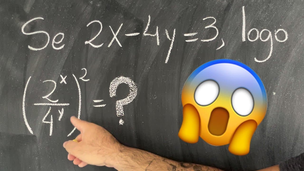 Thumbnail: 🔥 DUVIDO você resolver essa POTENCIAÇÃO BUGANTE! Matemática com Procopio