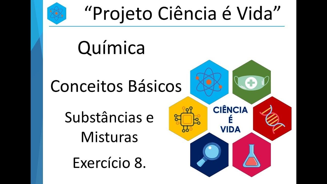 Thumbnail: Exercício 08 (Unicamp-SP) - Substâncias e Misturas - Conceitos Básicos - Química