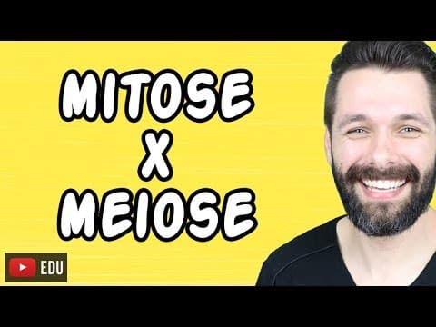Thumbnail da aula: MITOSE E MEIOSE - Diferenças | Biologia com Samuel Cunha