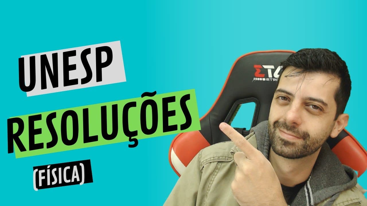 Thumbnail: UNESP 2016 - Resolução de física