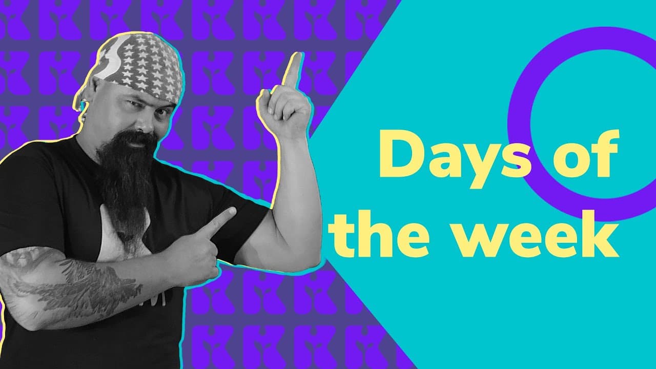 Thumbnail: Inglês 2.0 | Kultivi | Days of the week | Prof. Rui Ventura
