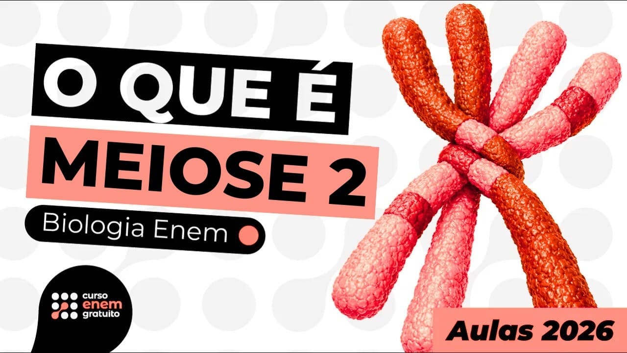 Thumbnail: O QUE É MEIOSE 2 | Biologia para o Enem | Cláudia Aguiar