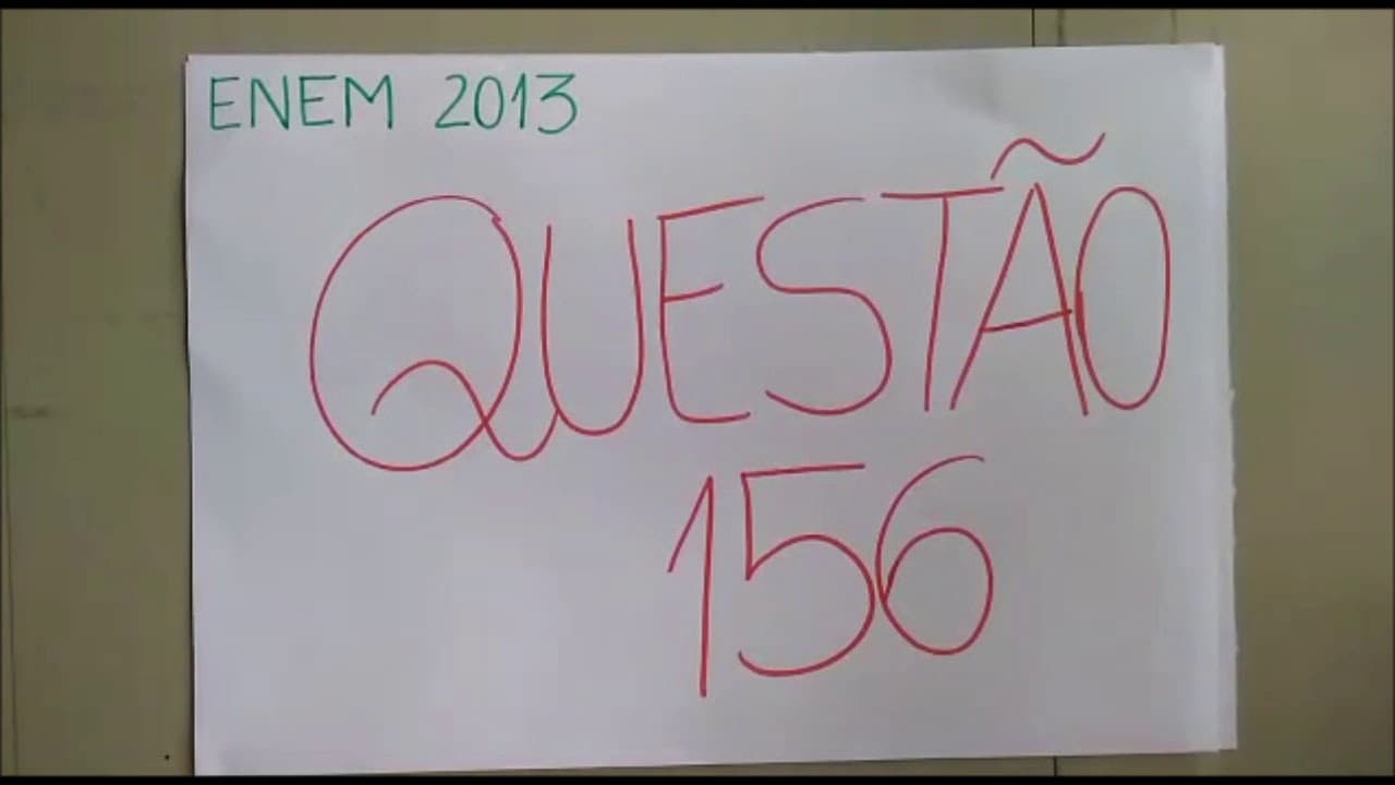 Thumbnail: Resolução de questões ENEM2013